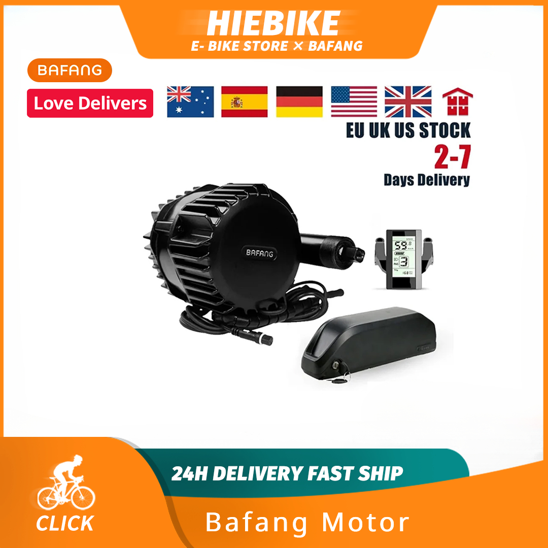 Bafang Bbshd 1000W Conversion Kit - Bafang 52V 1000Wミッドドライブモーター電動自転車ディスプレイなし電動モーターBBSHD BBS03変換キットBBS03 48V16AH 13AH