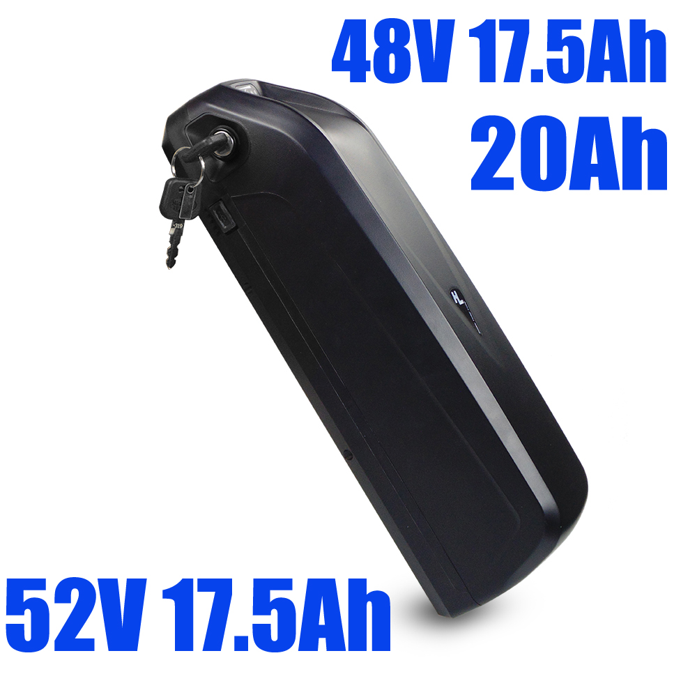 ハイルン電動自転車バッテリー 48V 52V 17.5Ah  - Ebike Battery 48V 20Ah Hailong のレビューと価格